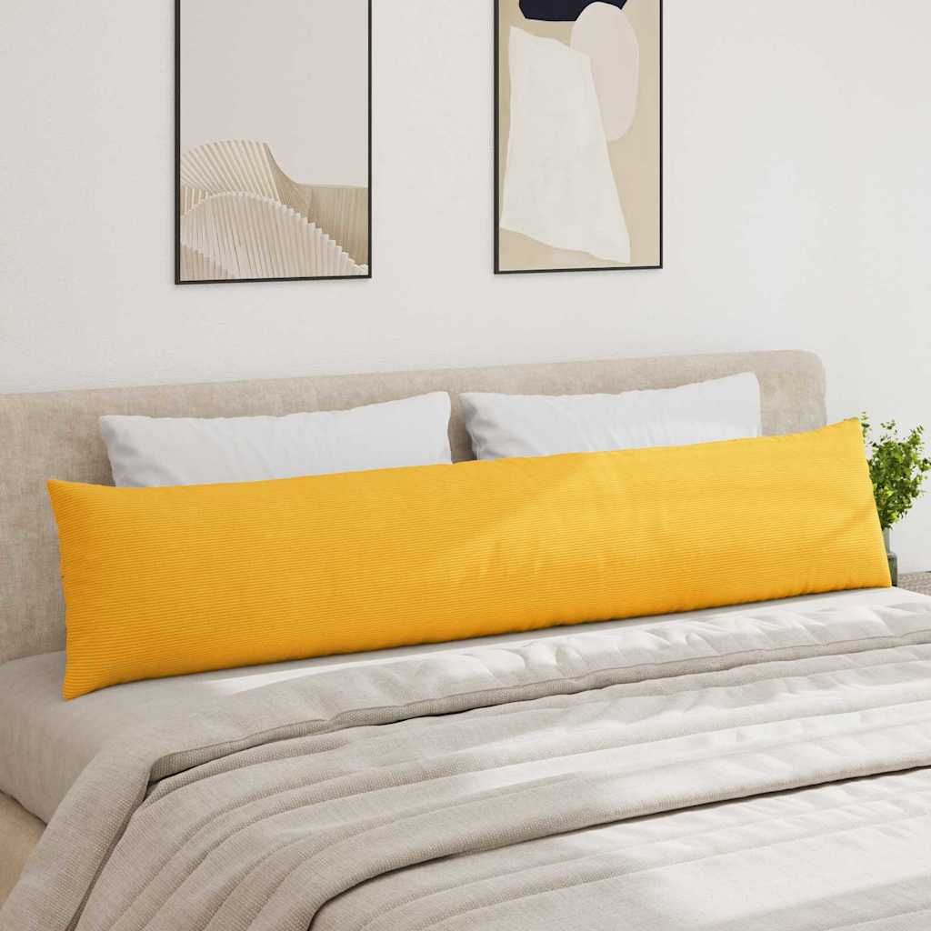 Jastučići za sofu 2 pcs Svijetlo žuta 200 x 40 cm