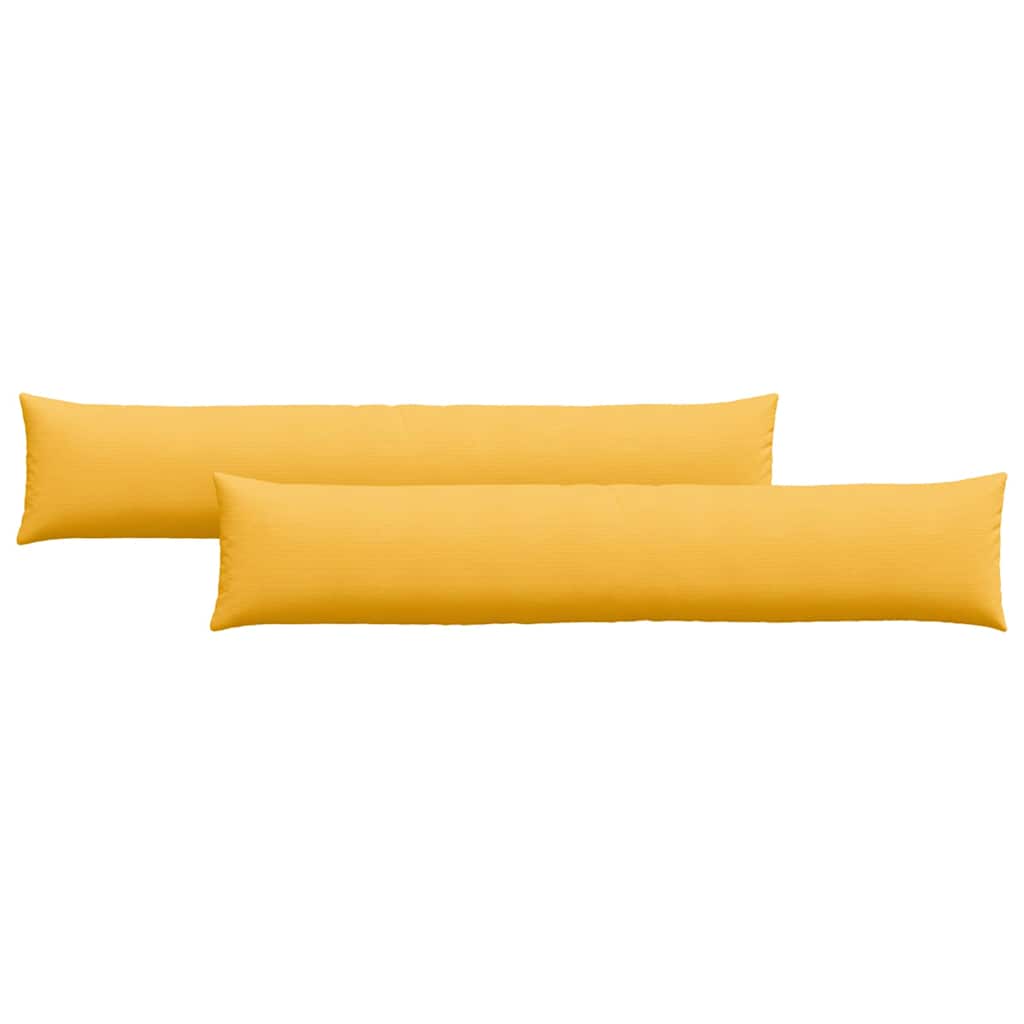 Jastučići za sofu 2 pcs Svijetlo žuta 200 x 40 cm