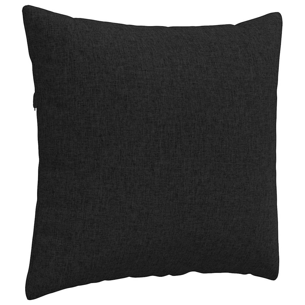 Jastučići za sofu 2 pcs Crna 45 x 45 cm tkanina