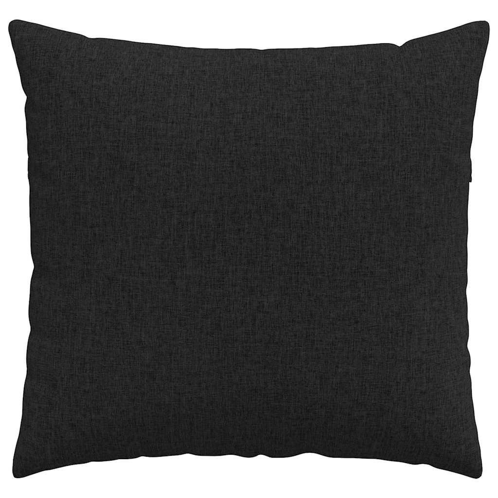Jastučići za sofu 2 pcs Crna 45 x 45 cm tkanina