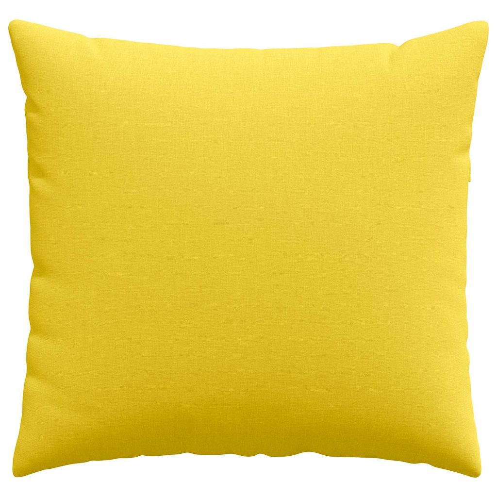 Jastučići za sofu 2 pcs Svijetlo žuta 45 x 45 cm tkanina