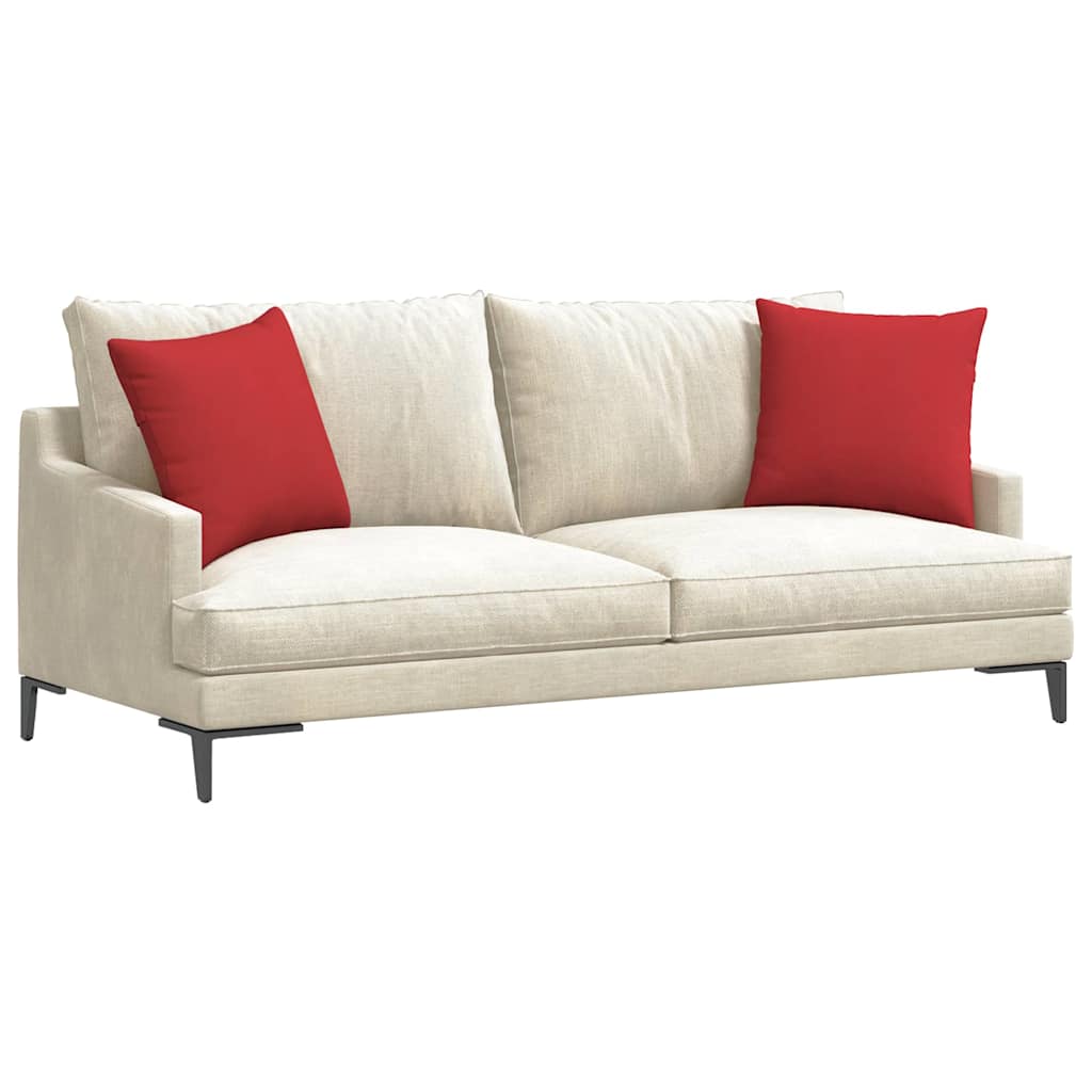 Jastučići za sofu 2 pcs Crvena 45 x 45 cm tkanina