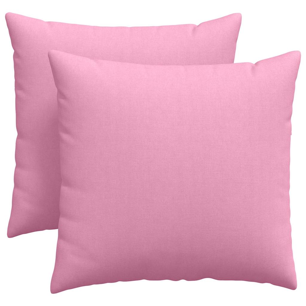 Jastučići za sofu 2 pcs Ružičasta 45 x 45 cm tkanina