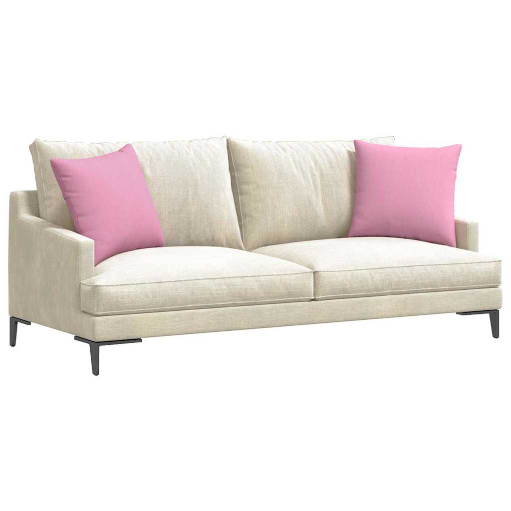 Jastučići za sofu 2 pcs Ružičasta 45 x 45 cm tkanina