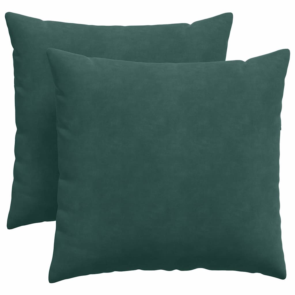 Jastučići za sofu 2 pcs Tamnozelena 45 x 45 cm Kordura tekstil