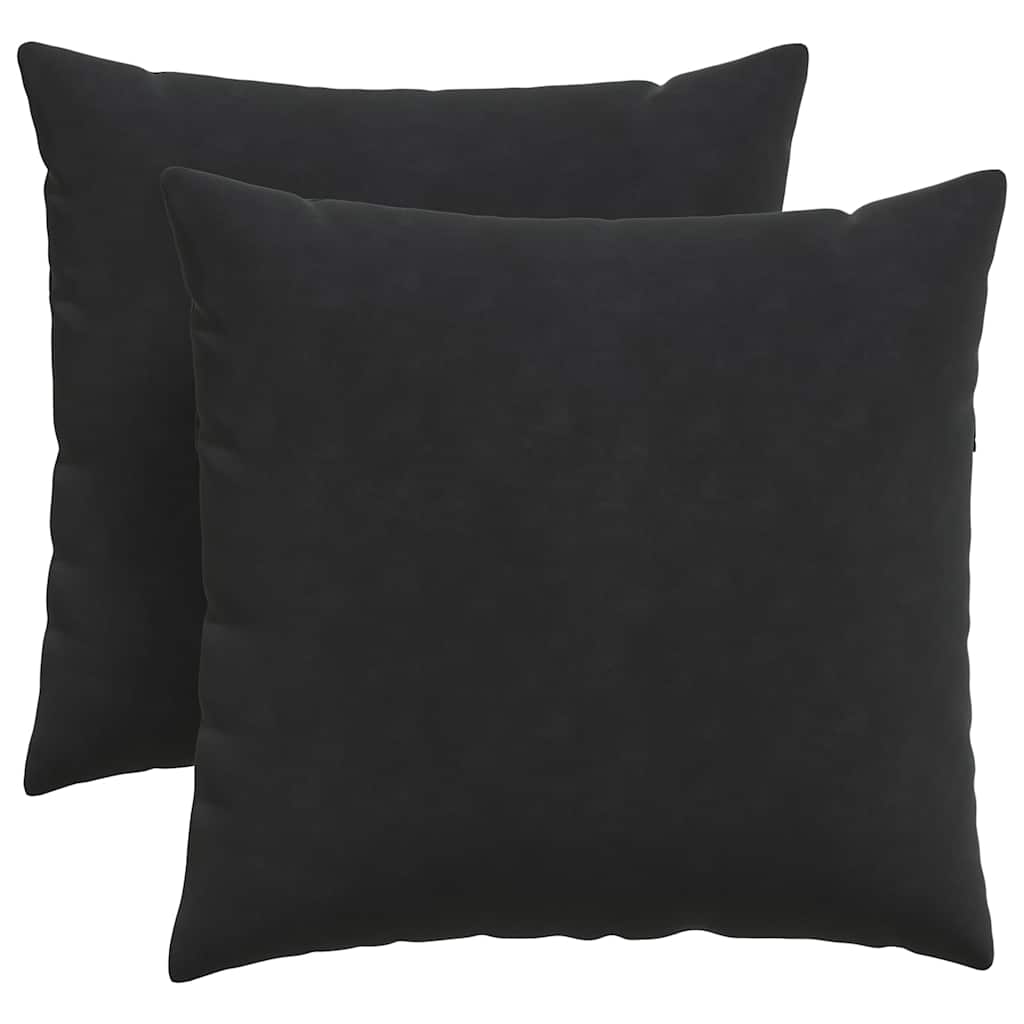 Jastučići za sofu 2 pcs Crna 45 x 45 cm Kordura tekstil