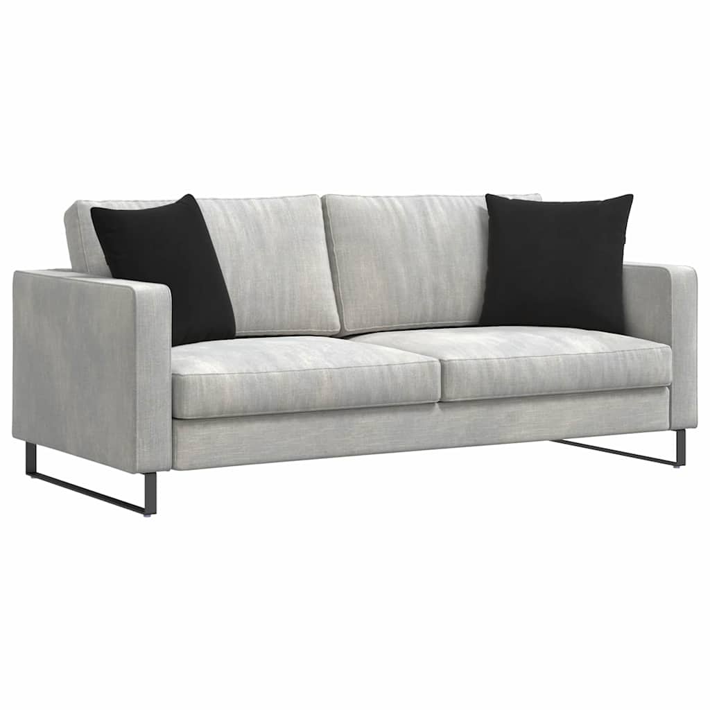 Jastučići za sofu 2 pcs Crna 45 x 45 cm Kordura tekstil