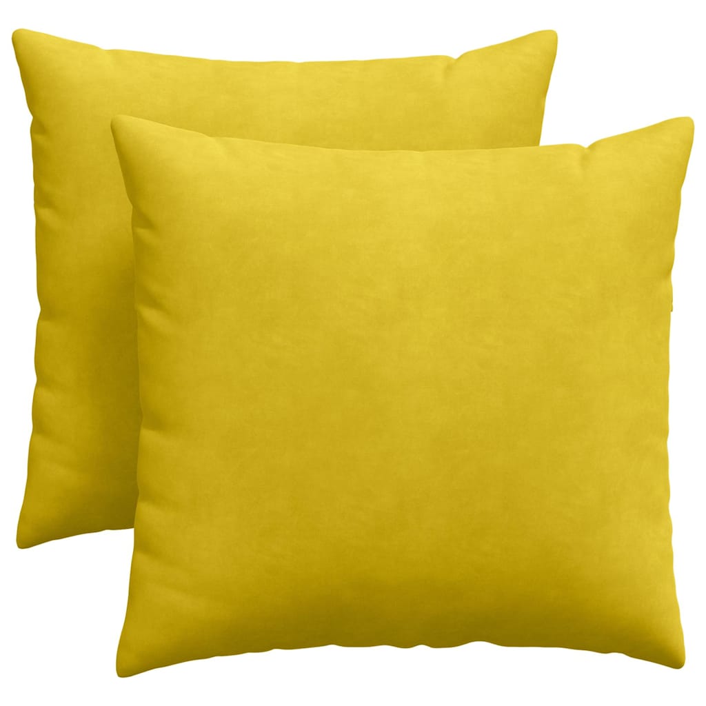 Jastučići za sofu 2 pcs Žuta 45 x 45 cm Kordura tekstil