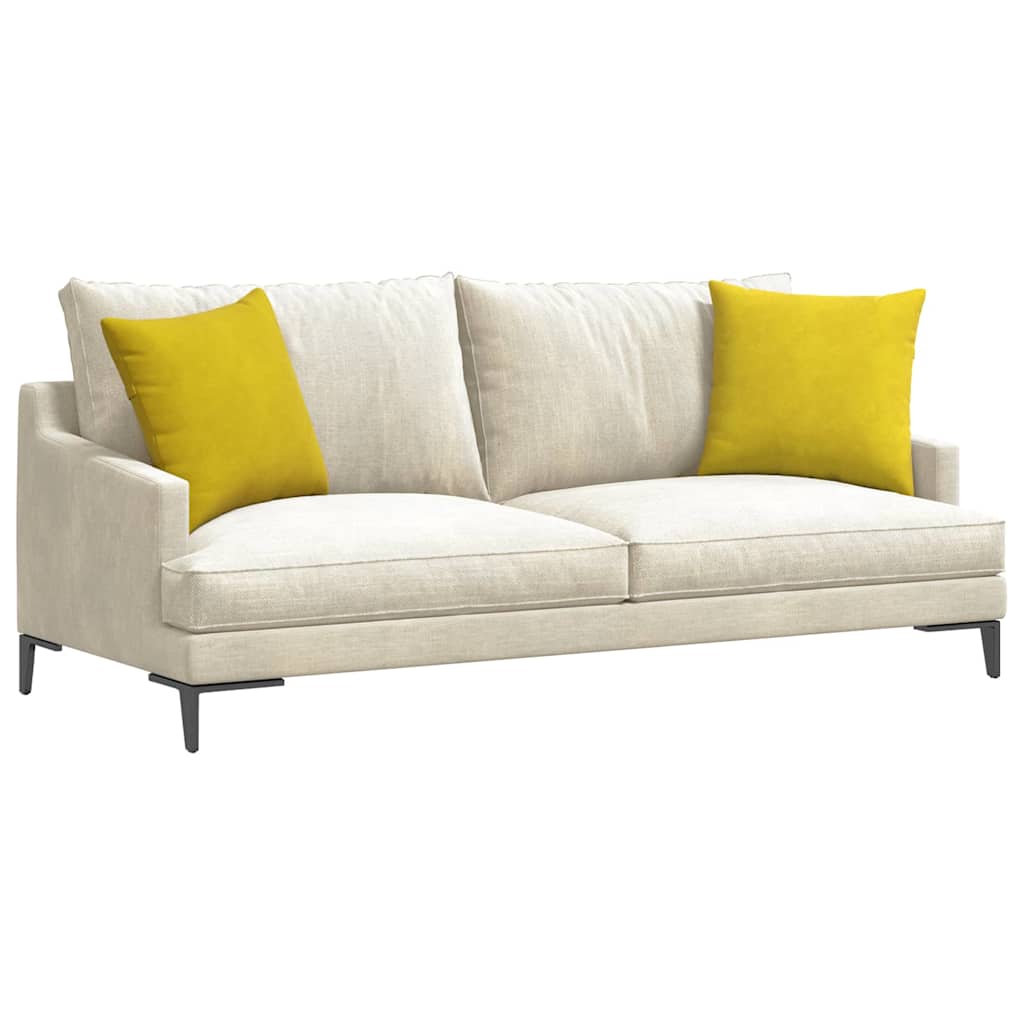 Jastučići za sofu 2 pcs Žuta 45 x 45 cm Kordura tekstil