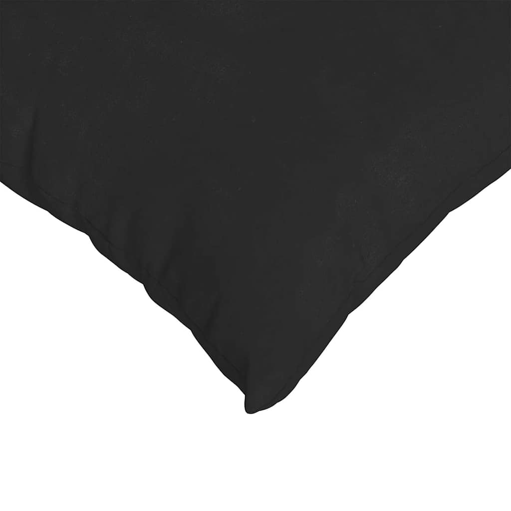 Jastučići za sofu 2 pcs Crna 45 x 45 cm tkanina