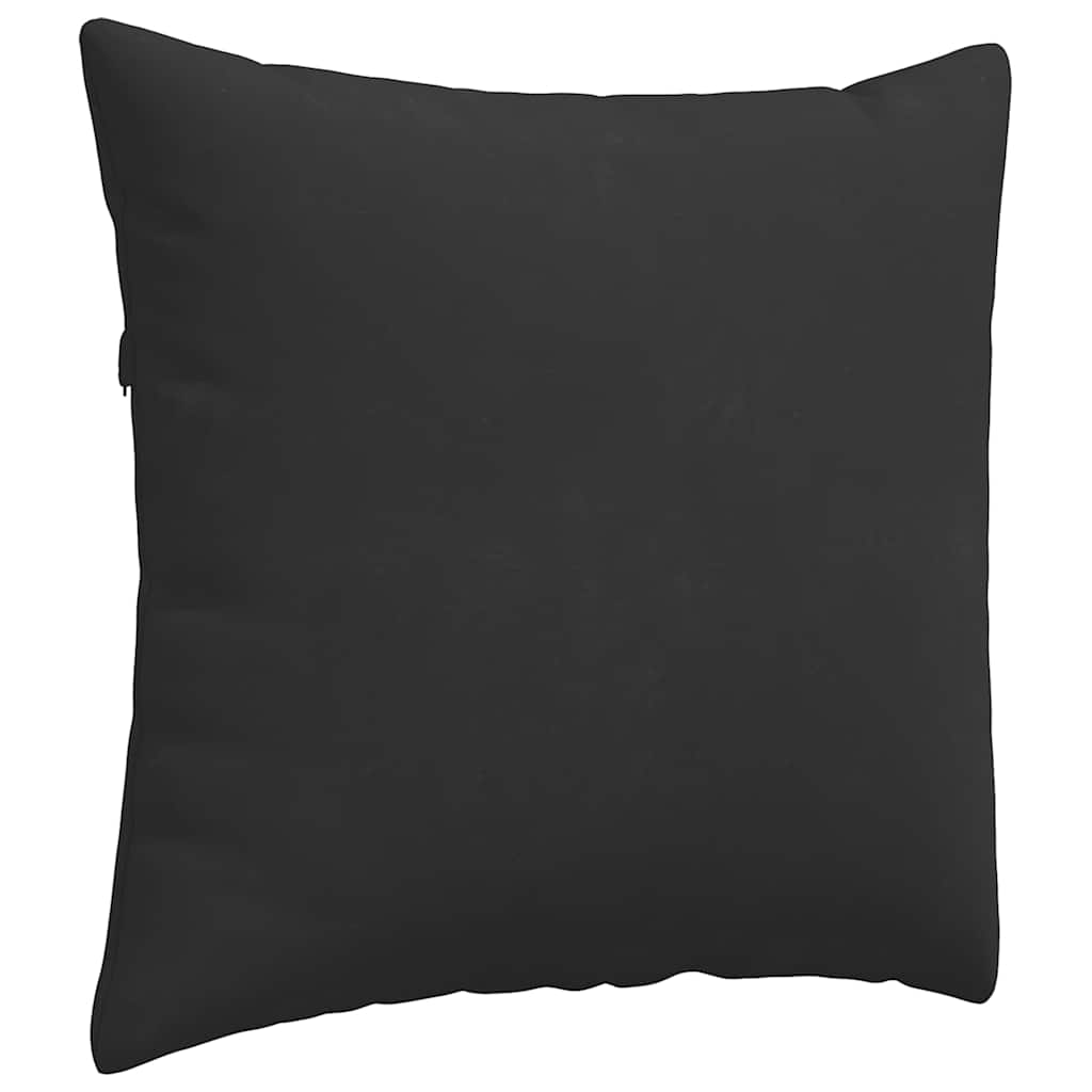 Jastučići za sofu 2 pcs Crna 45 x 45 cm tkanina