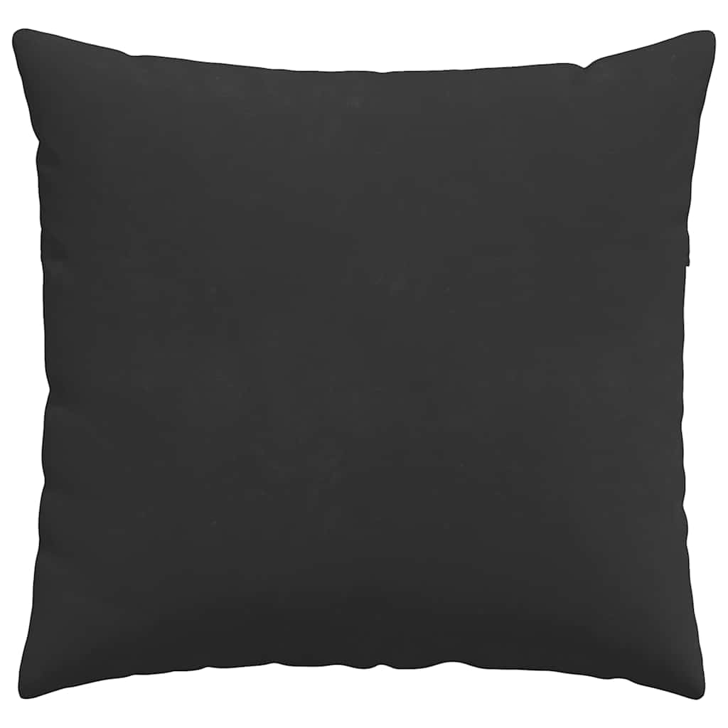 Jastučići za sofu 2 pcs Crna 45 x 45 cm tkanina