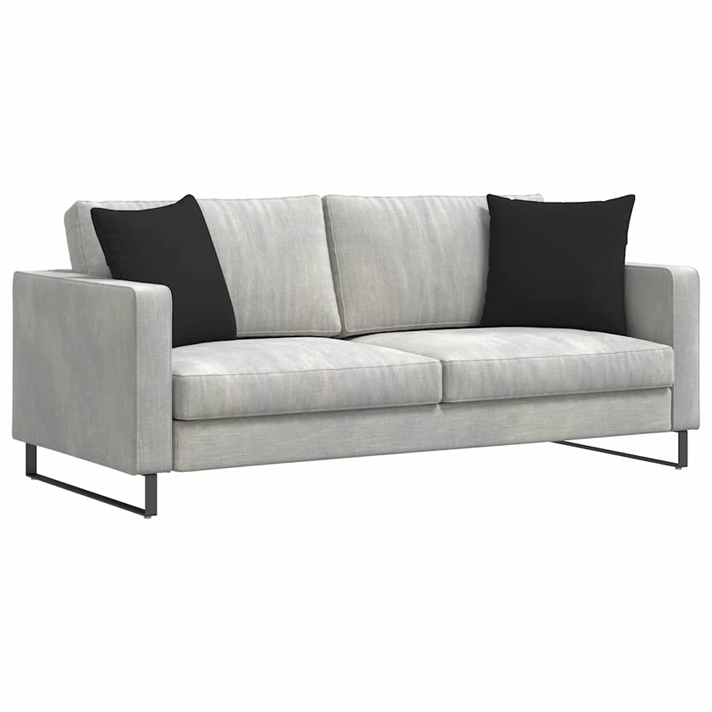 Jastučići za sofu 2 pcs Crna 45 x 45 cm tkanina