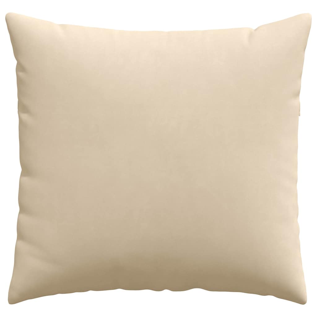 Jastučići za sofu 2 pcs Krema 45 x 45 cm tkanina