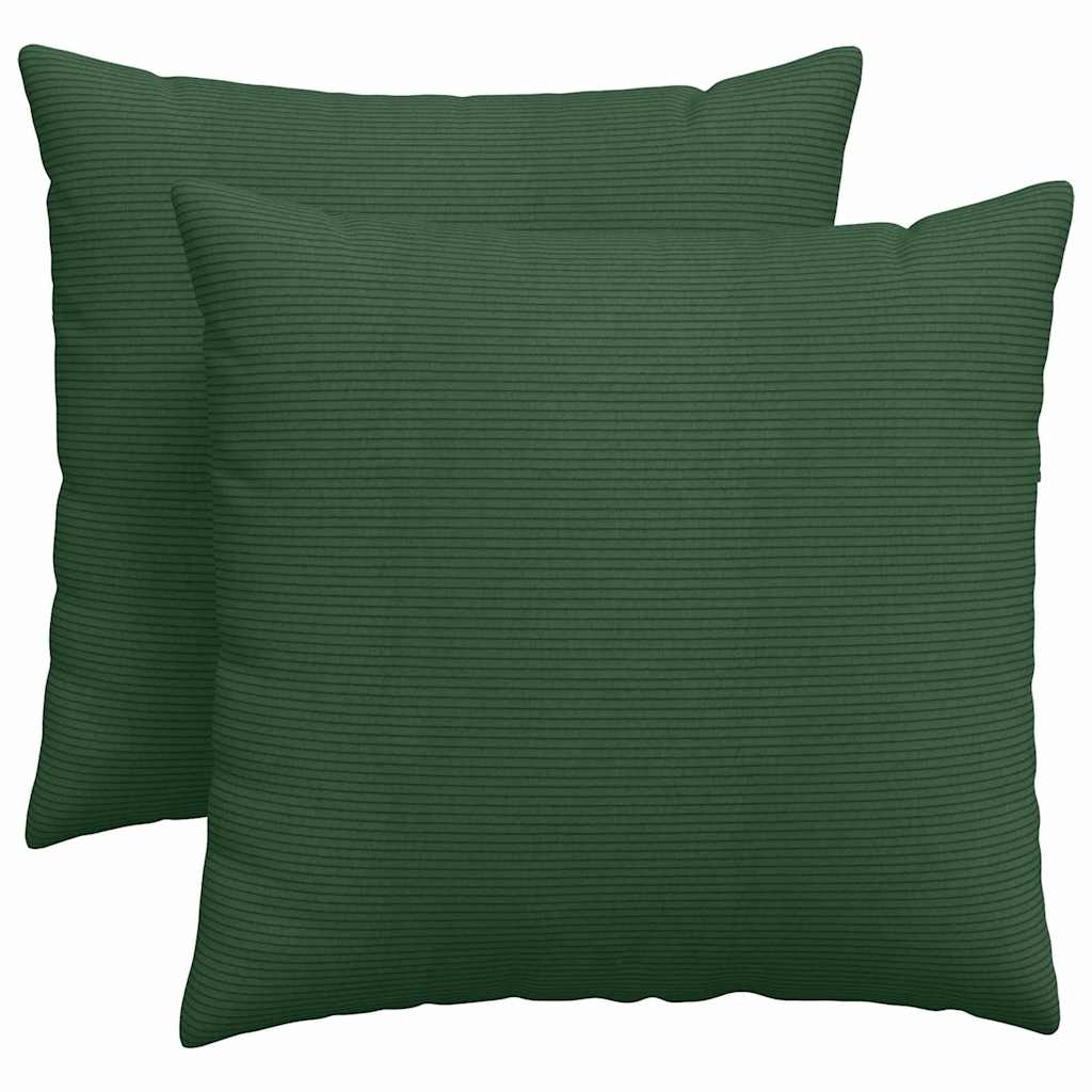 Jastučići za sofu 2 pcs Tamnozelena 45 x 45 cm Kordura tekstil