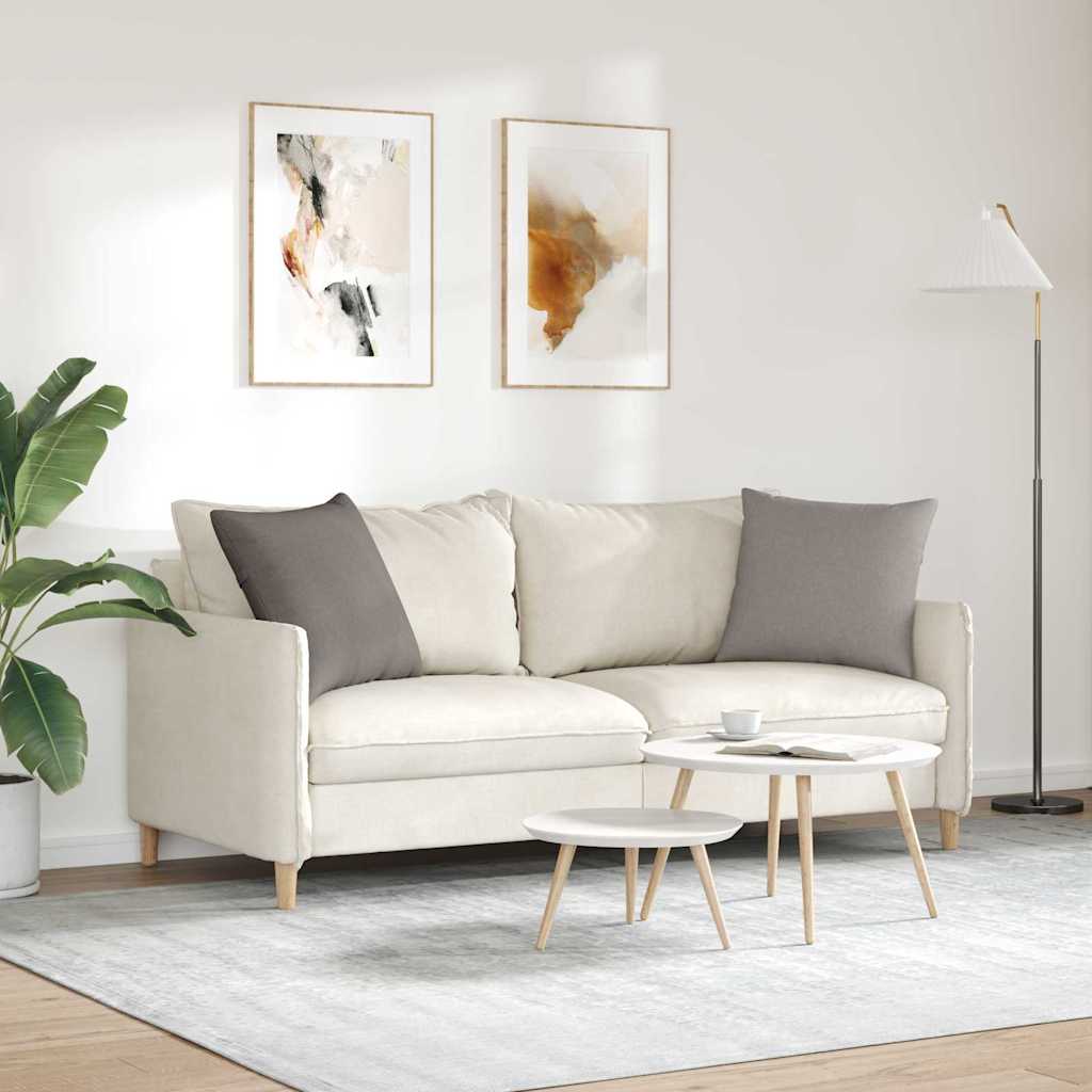 Jastučići za sofu 2 pcs Sivo-smeđa 50 x 50 cm tkanina