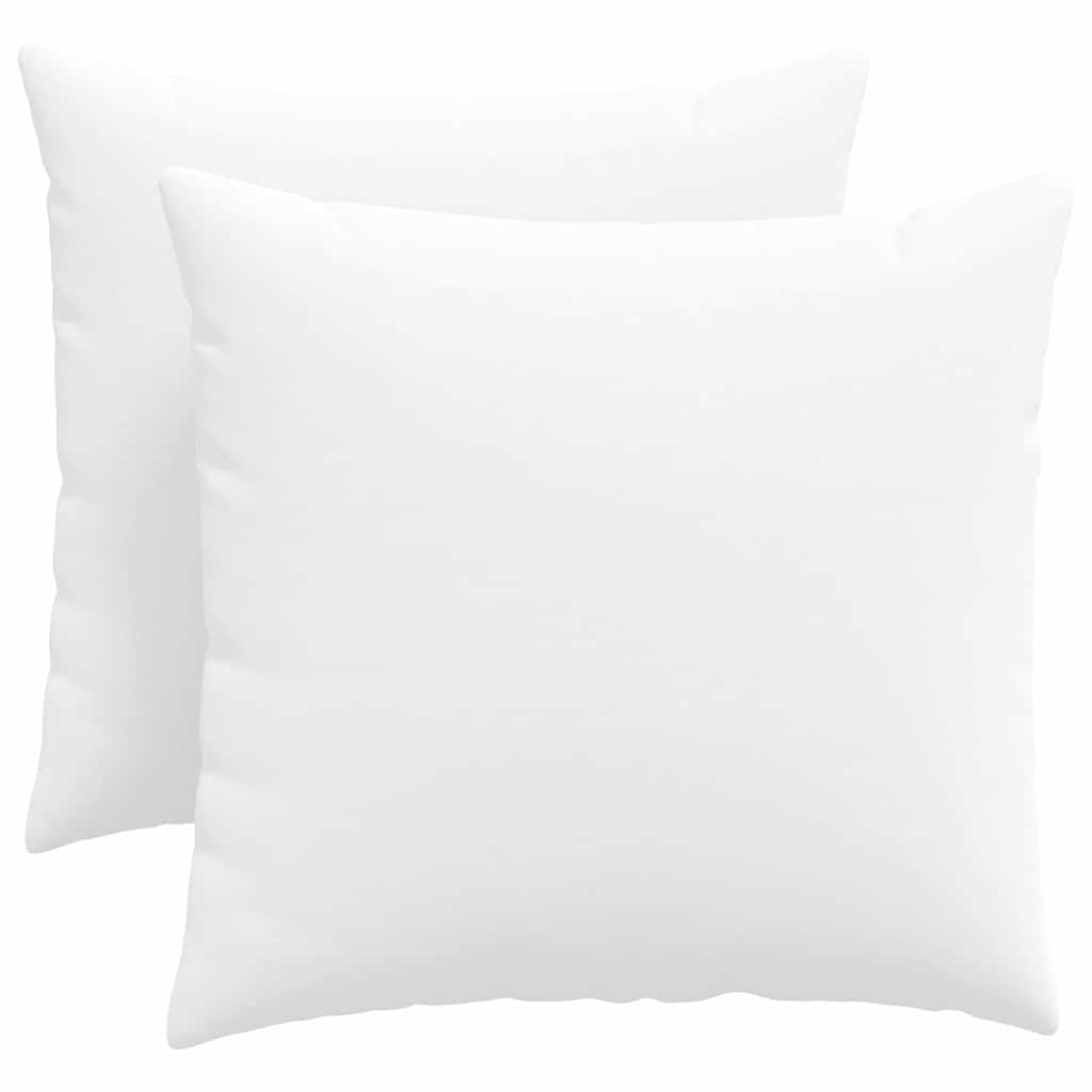 Jastučići za sofu 2 pcs Bijelo 50 x 50 cm tkanina
