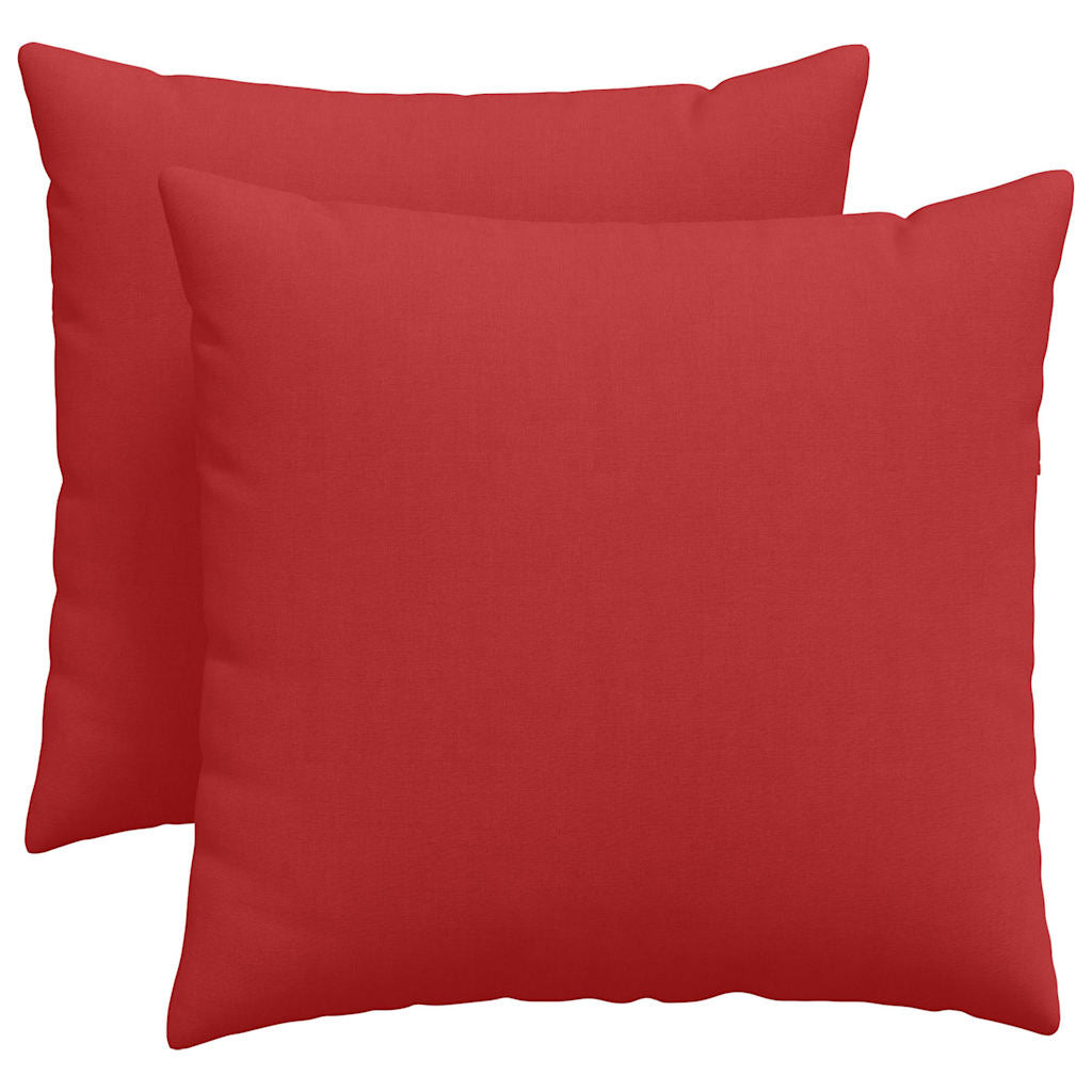 Jastučići za sofu 2 pcs Crvena 50 x 50 cm tkanina
