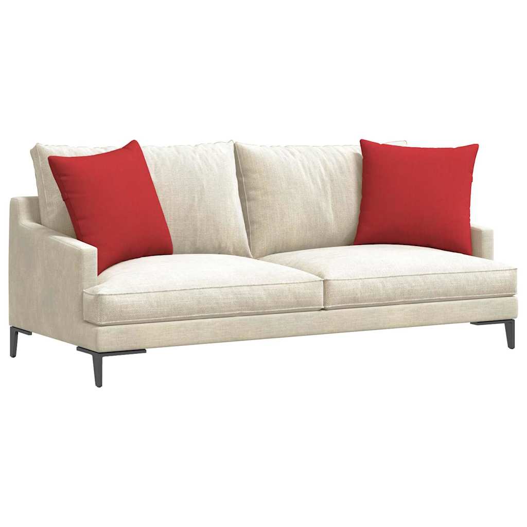 Jastučići za sofu 2 pcs Crvena 50 x 50 cm tkanina