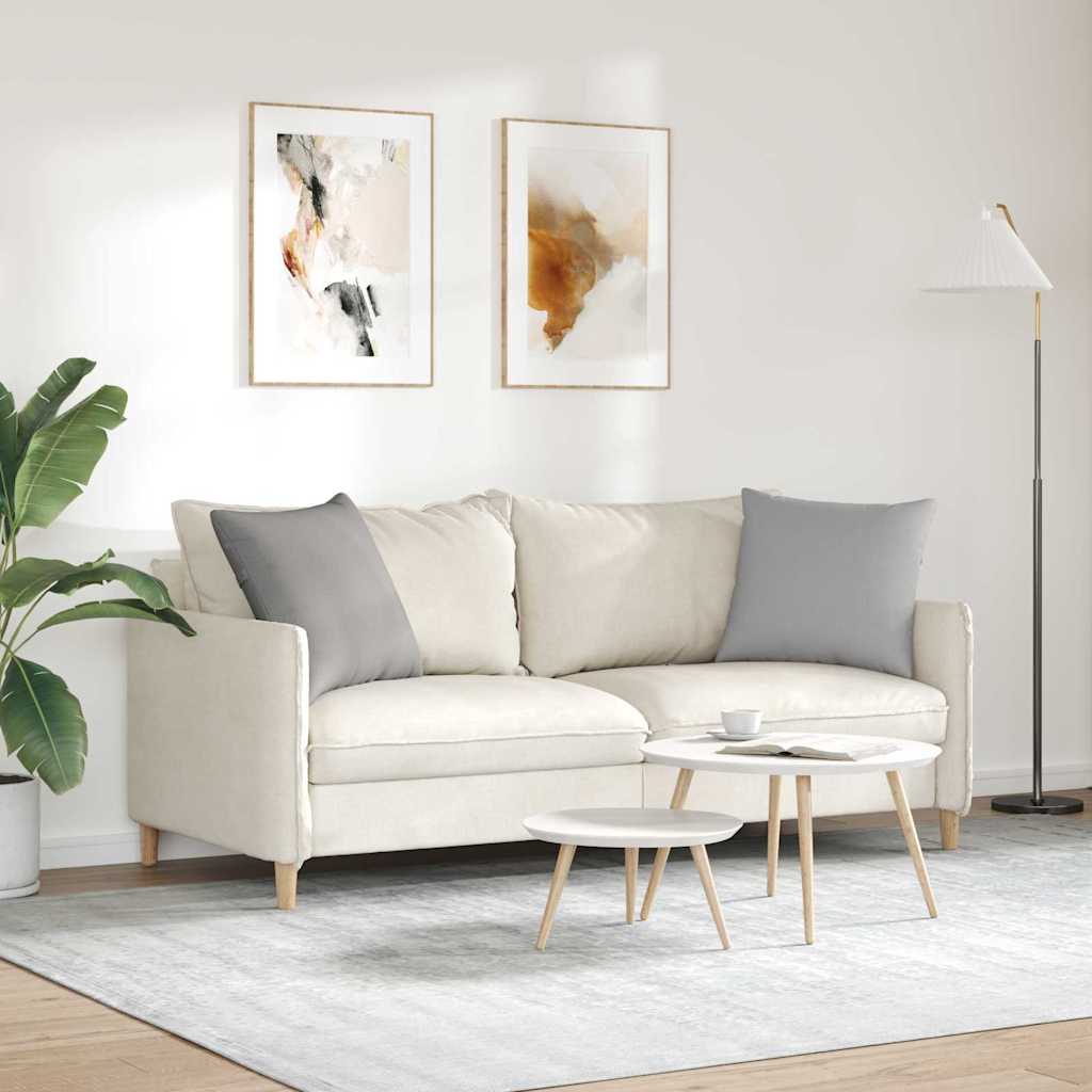 Jastučići za sofu 2 pcs Oblačnosiva 50 x 50 cm tkanina