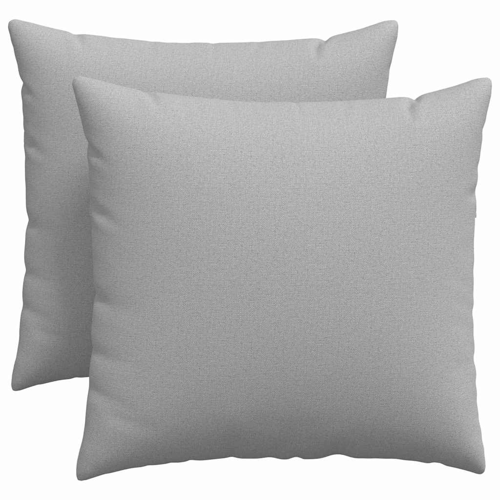 Jastučići za sofu 2 pcs Oblačnosiva 50 x 50 cm tkanina