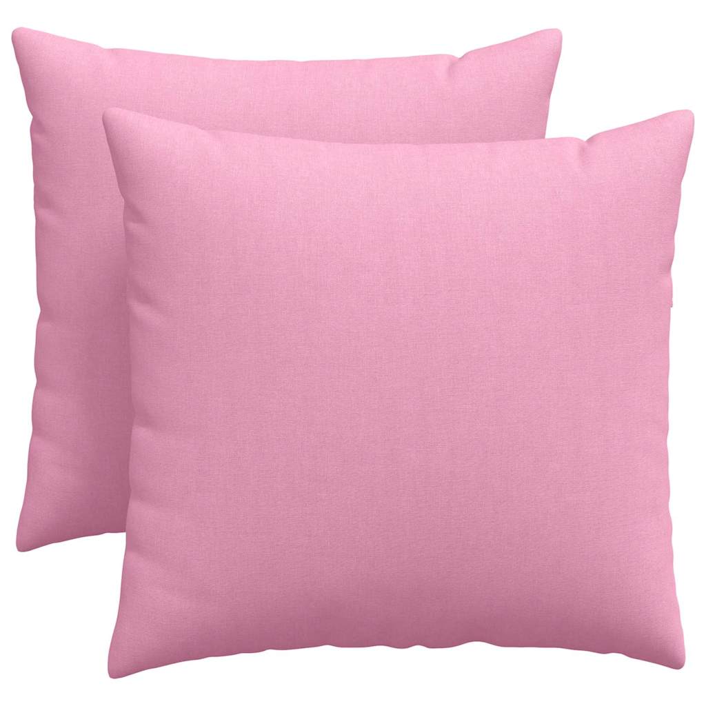 Jastučići za sofu 2 pcs Ružičasta 50 x 50 cm tkanina