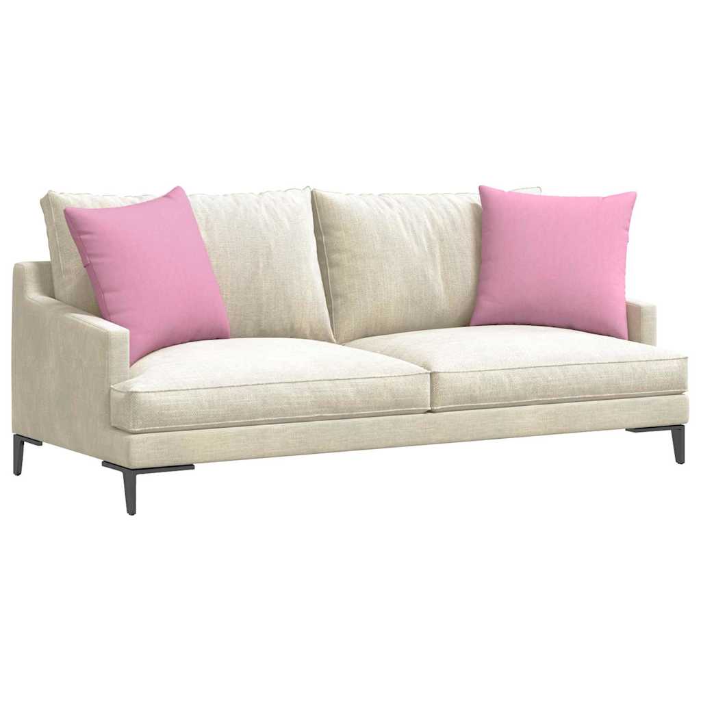 Jastučići za sofu 2 pcs Ružičasta 50 x 50 cm tkanina