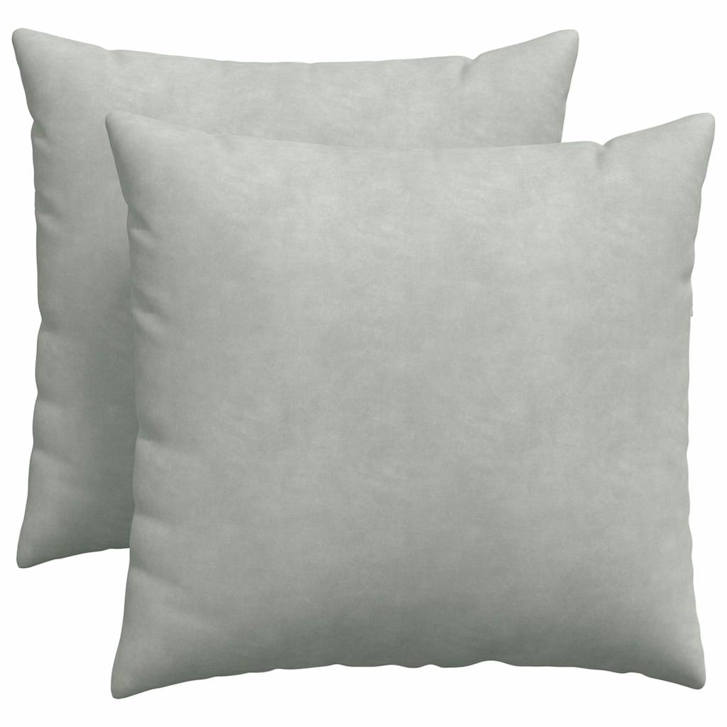 Jastučići za sofu 2 pcs Svijetlo siva 50 x 50 cm