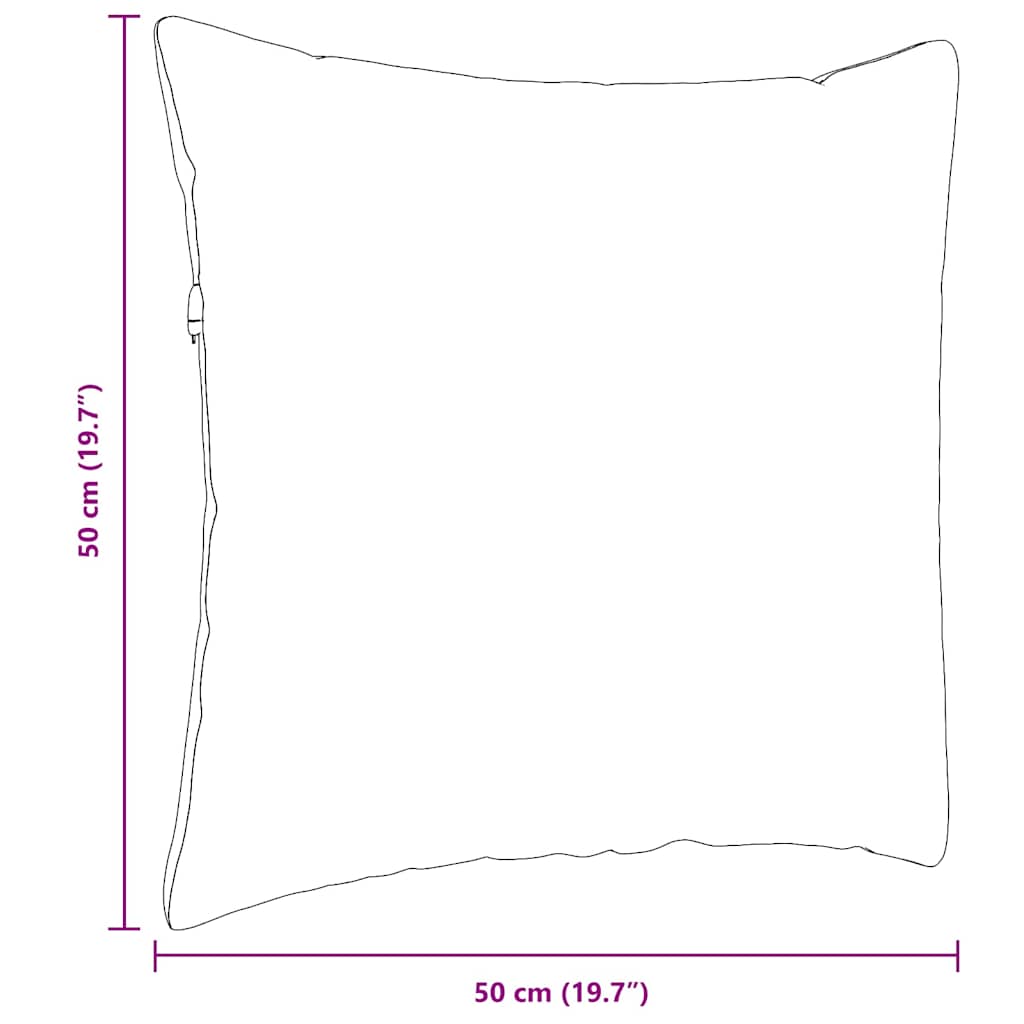 Jastučići za sofu 2 pcs Svijetlo siva 50 x 50 cm