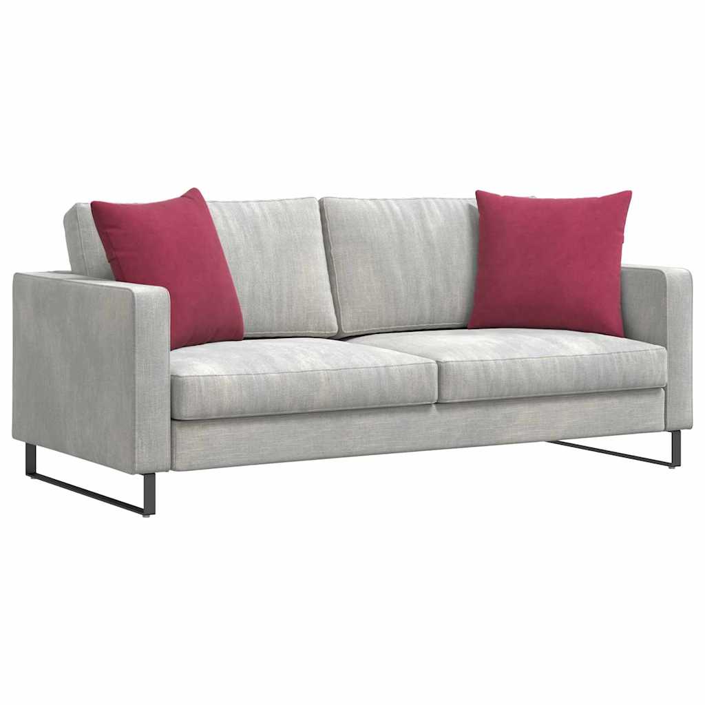 Jastučići za sofu 2 pcs Vinska crvena 50 x 50 cm