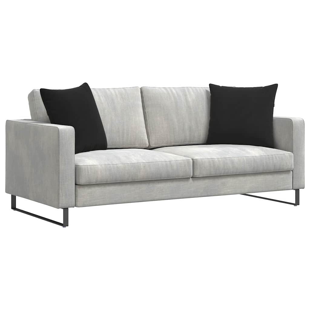 Jastučići za sofu 2 pcs Crna 50 x 50 cm Kordura tekstil