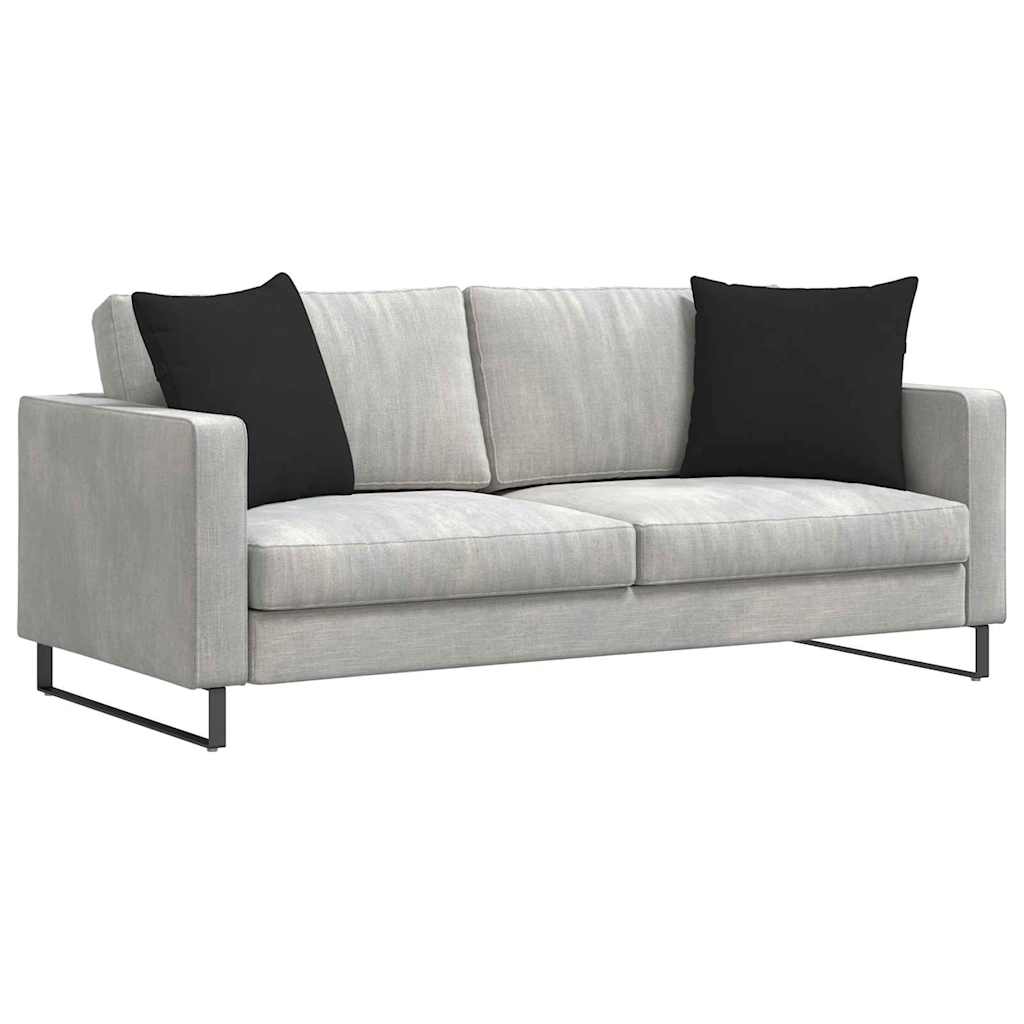 Jastučići za sofu 2 pcs Crna 50 x 50 cm tkanina