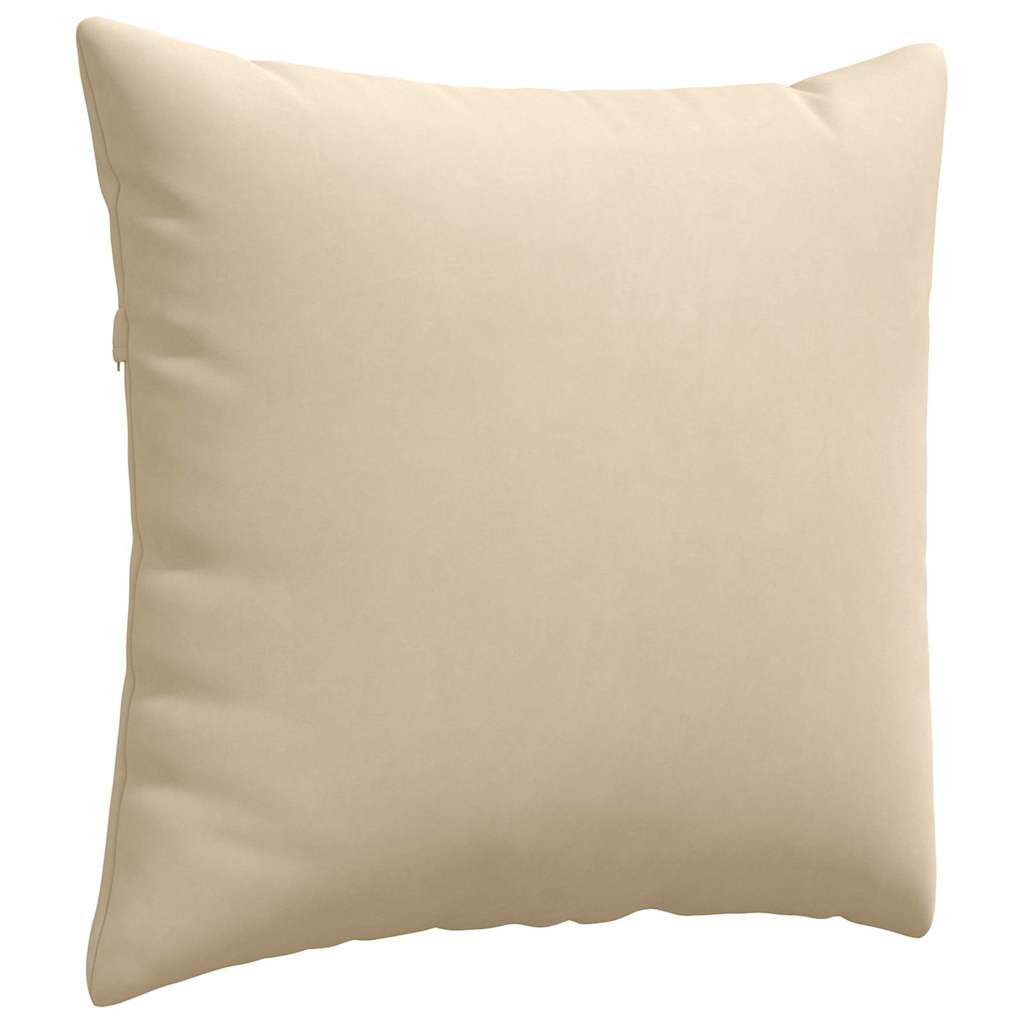 Jastučići za sofu 2 pcs Krema 50 x 50 cm tkanina