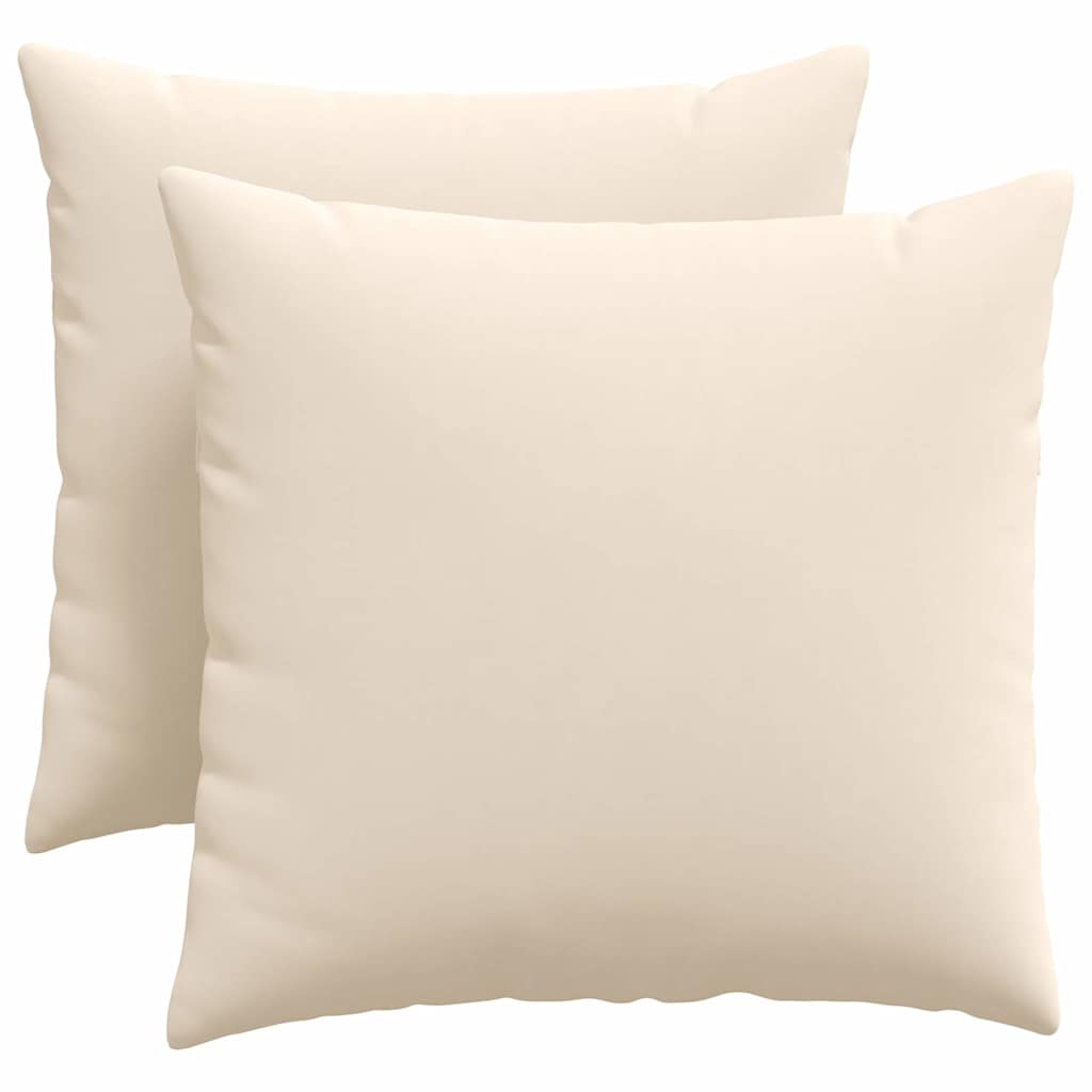 Jastučići za sofu 2 pcs Bež 50 x 50 cm tkanina
