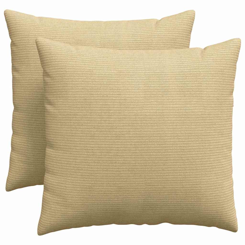 Jastučići za sofu 2 pcs Siva zelena 50 x 50 cm Kordura tekstil