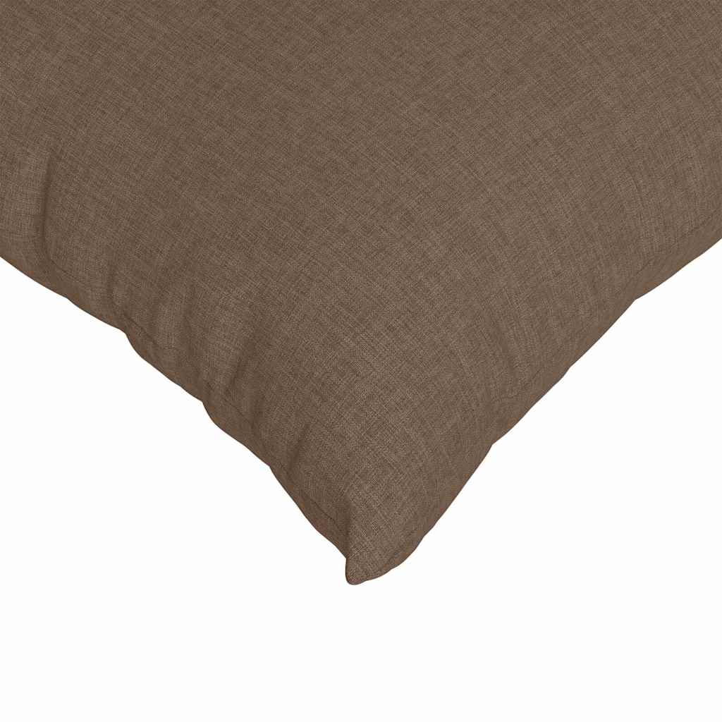 Jastučići za sofu 2 pcs Smeđa 60 x 60 cm tkanina