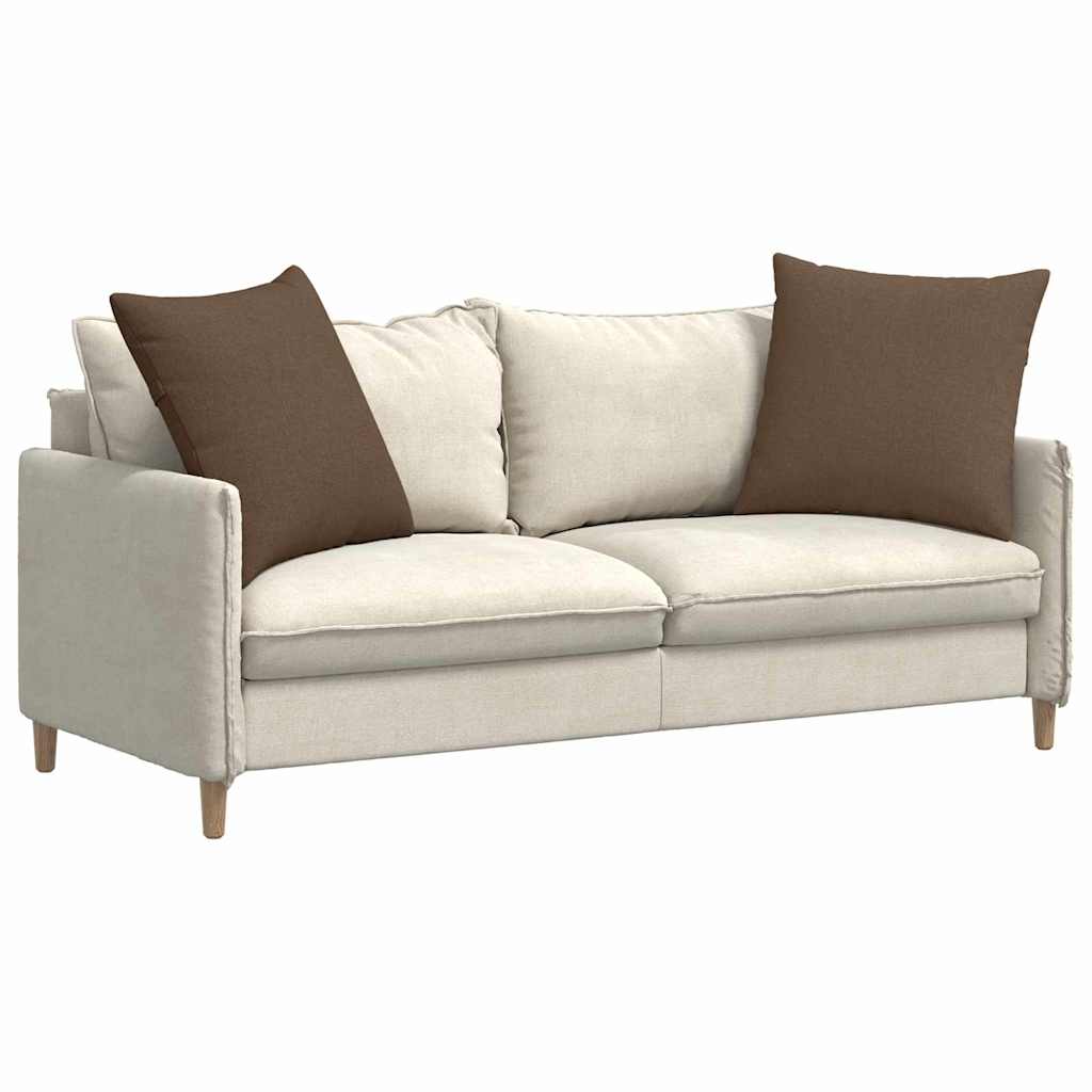 Jastučići za sofu 2 pcs Smeđa 60 x 60 cm tkanina