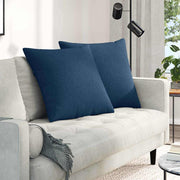 Jastučići za sofu 2 pcs Plava 60 x 60 cm tkanina