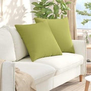 Jastučići za sofu 2 pcs Svijetlo zelena 60 x 60 cm tkanina