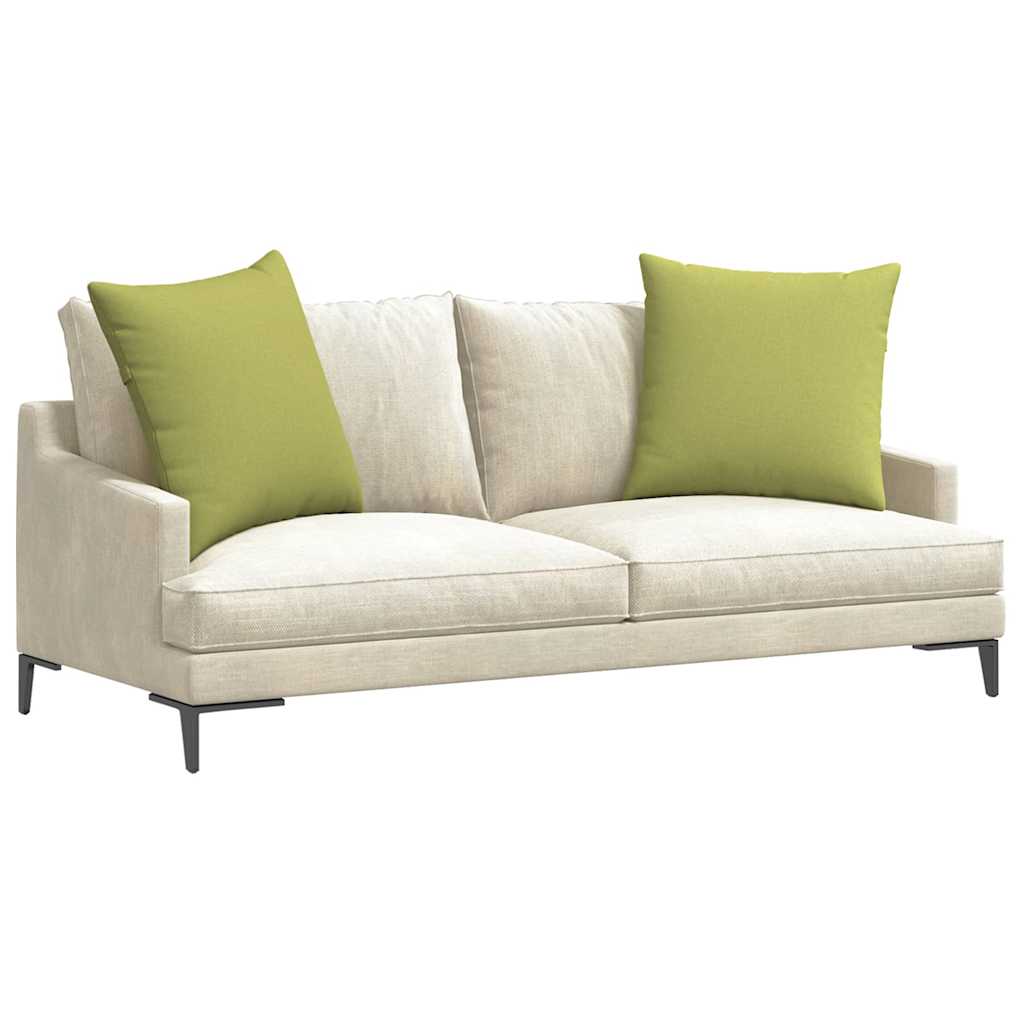 Jastučići za sofu 2 pcs Svijetlo zelena 60 x 60 cm tkanina