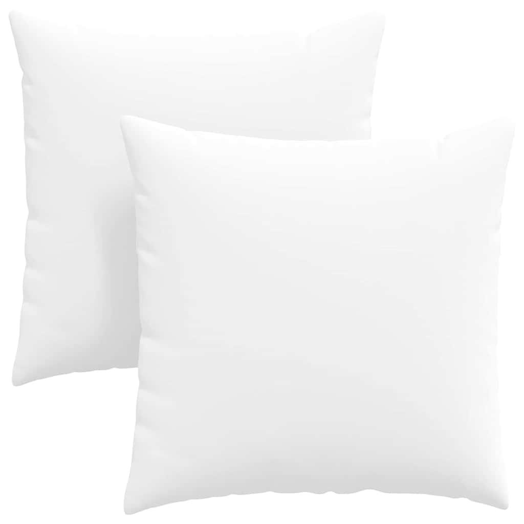 Jastučići za sofu 2 pcs Bijelo 60 x 60 cm tkanina