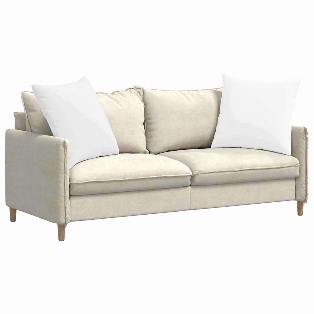 Jastučići za sofu 2 pcs Bijelo 60 x 60 cm tkanina
