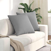 Jastučići za sofu 2 pcs Oblačnosiva 60 x 60 cm tkanina