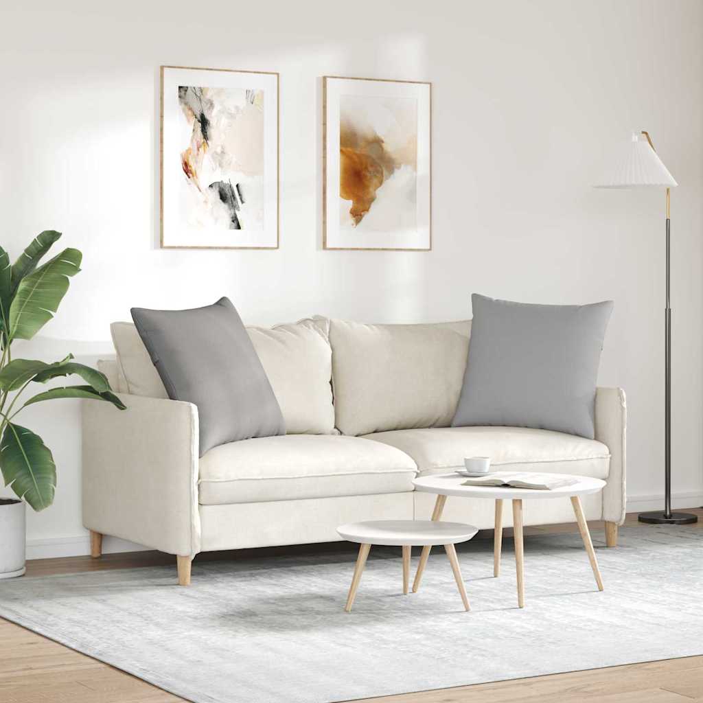 Jastučići za sofu 2 pcs Oblačnosiva 60 x 60 cm tkanina