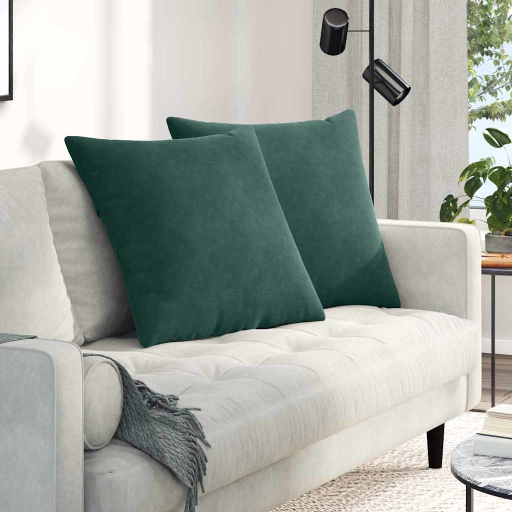 Jastučići za sofu 2 pcs Tamnozelena 60 x 60 cm Kordura tekstil