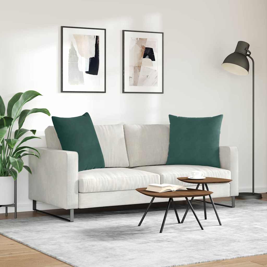 Jastučići za sofu 2 pcs Tamnozelena 60 x 60 cm Kordura tekstil