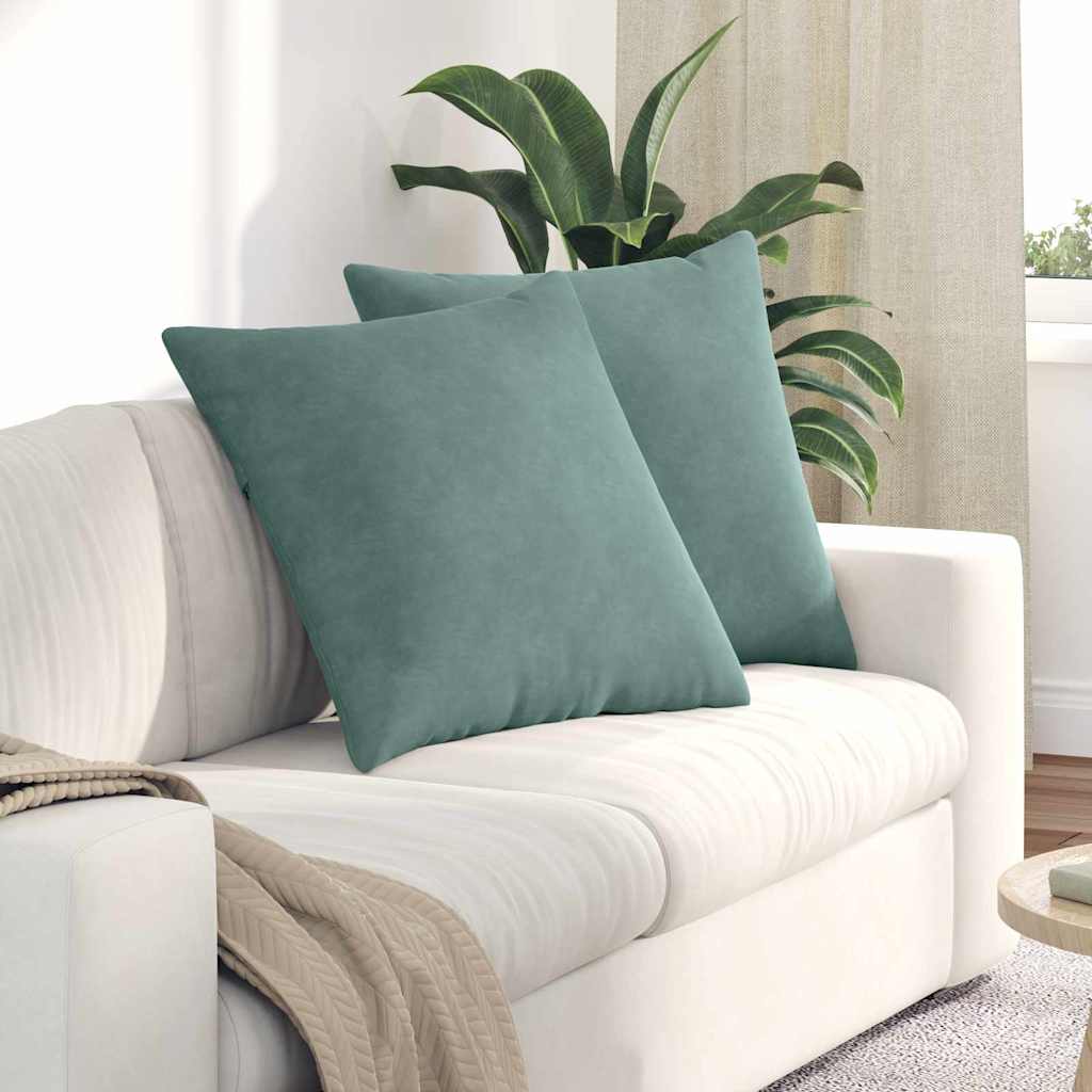 Jastučići za sofu 2 pcs Morska zelena 60 x 60 cm