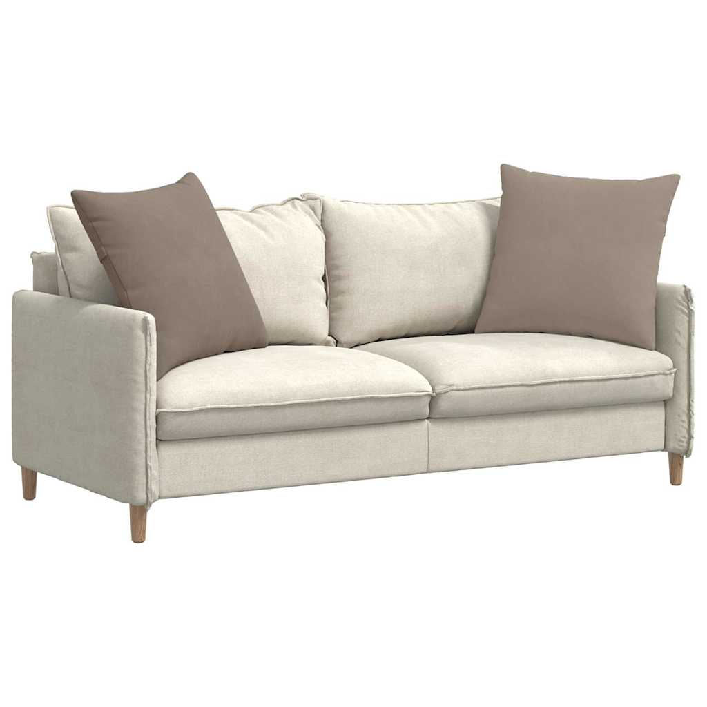 Jastučići za sofu 2 pcs Sivo-smeđa 60 x 60 cm tkanina