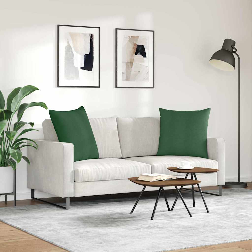 Jastučići za sofu 2 pcs Tamnozelena 60 x 60 cm Kordura tekstil