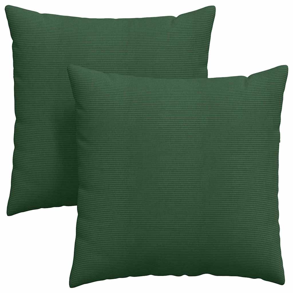 Jastučići za sofu 2 pcs Tamnozelena 60 x 60 cm Kordura tekstil